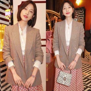 Áo khoác Blazer kẻ