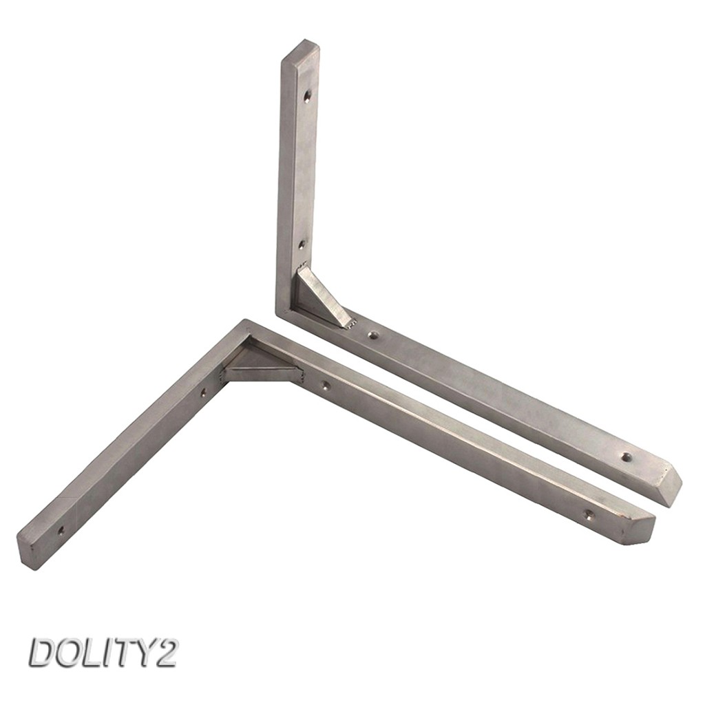 Bộ 2 Khung Tam Giác Treo Tường 6 Inch Bằng Thép Không Gỉ