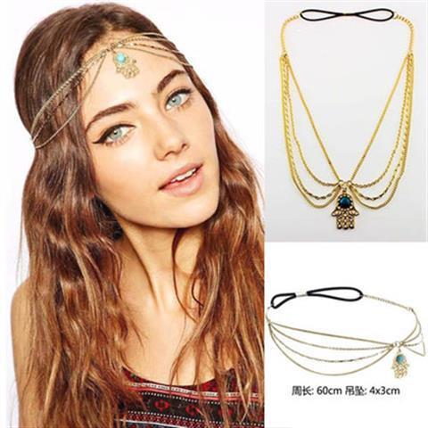 Phụ Kiện Trang Trí Tóc Nhiều Màu Sắc Phong Cách Bohemian