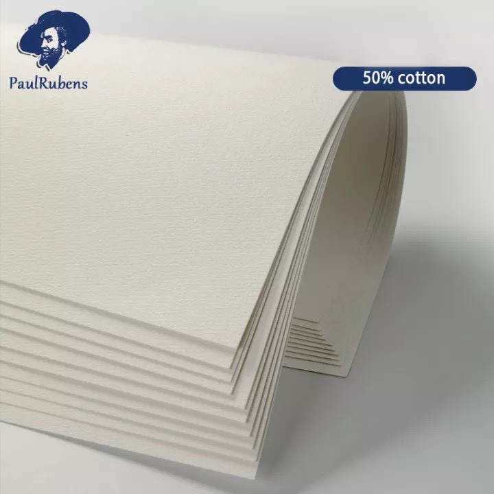 TẬP 20 tờ Giấy Vẽ Màu Nước Paul Rubens 50% cotton (300gms)