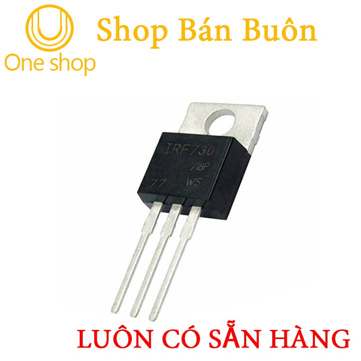 MOSFET IRF730 TO-220 5A/400V N-CH