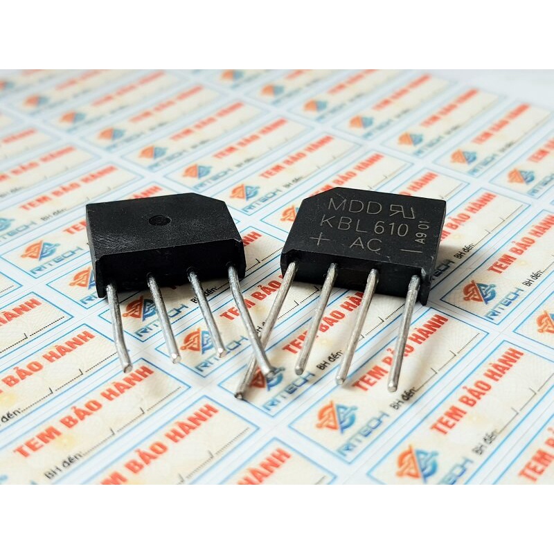 Combo 5 chiếc Diode cầu KBL610 6A 1000V