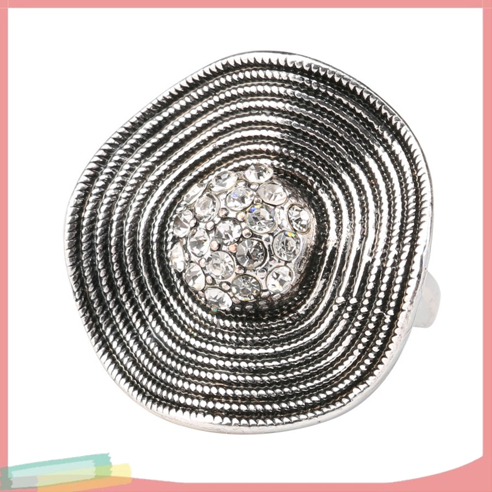 Nhẫn Đính Đá Lấp Lánh Phong Cách Boho Cổ Điển Cho Nữ