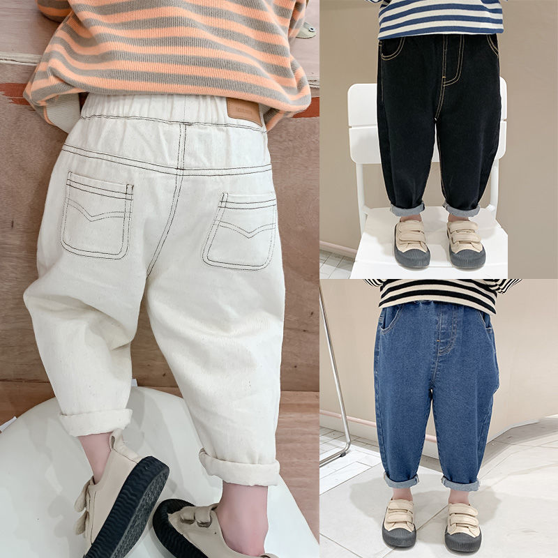 Quần Jeans Phong Cách Hàn Quốc Thời Trang Cho Bé Trai