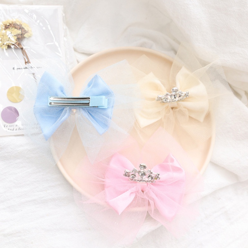 Kẹp Tóc Trang Trí Hình Lưới Dễ Thương Dành Cho Bé Gái