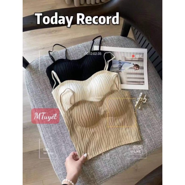 Áo 2 dây khoét sâu lưng hàng QC