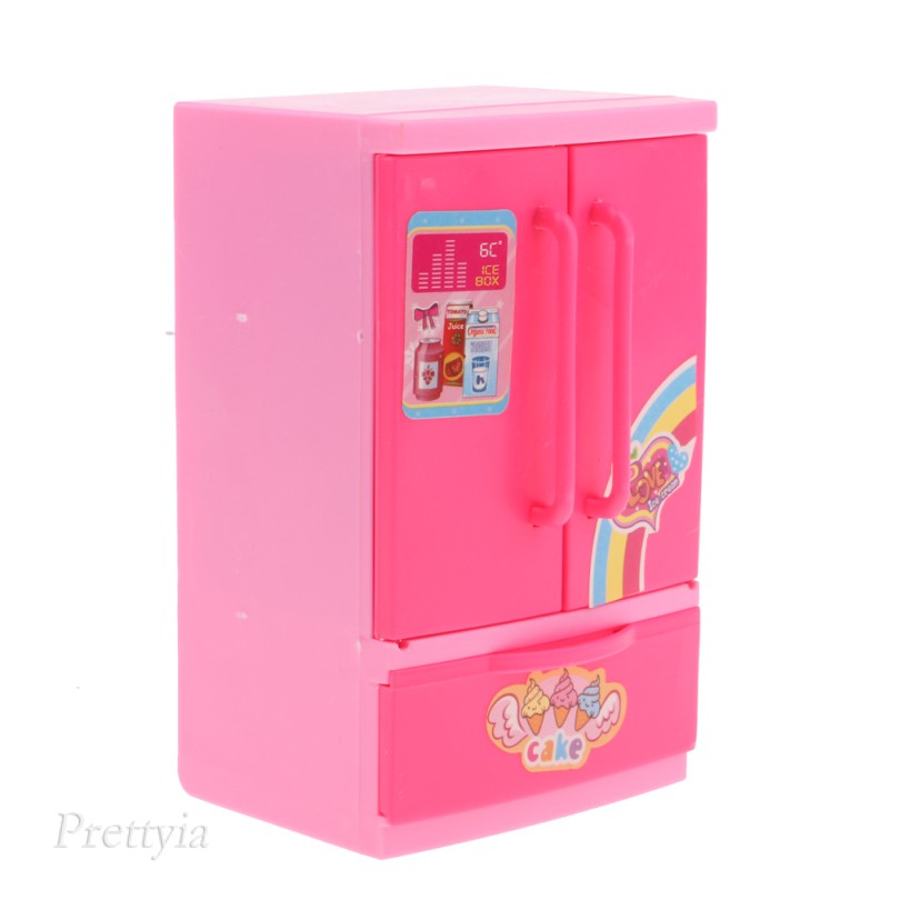 BARBIE Tủ Lạnh Có Nhạc Cho Nhà Búp Bê