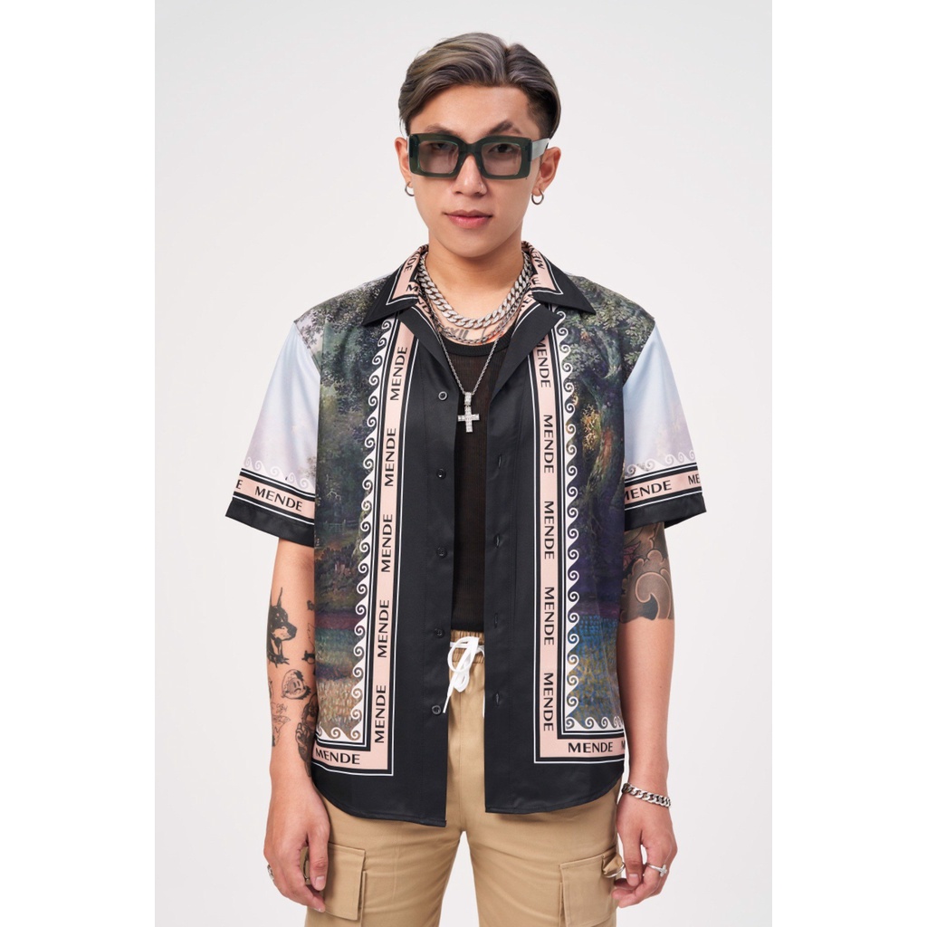 MENDE - Old Horse Shirt - Áo sơ mi nam tay ngắn