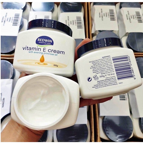 Kem dưỡng da vitamin E Redwin Cream hũ 300g của Úc