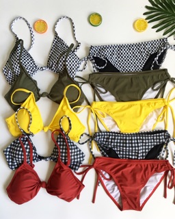 Bikini buộc nơ nhiều màu