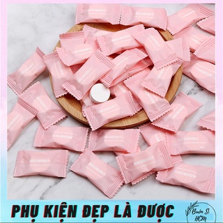 Khăn Giấy Nén Lau Mặt Một Lần Hình Viên Kẹo