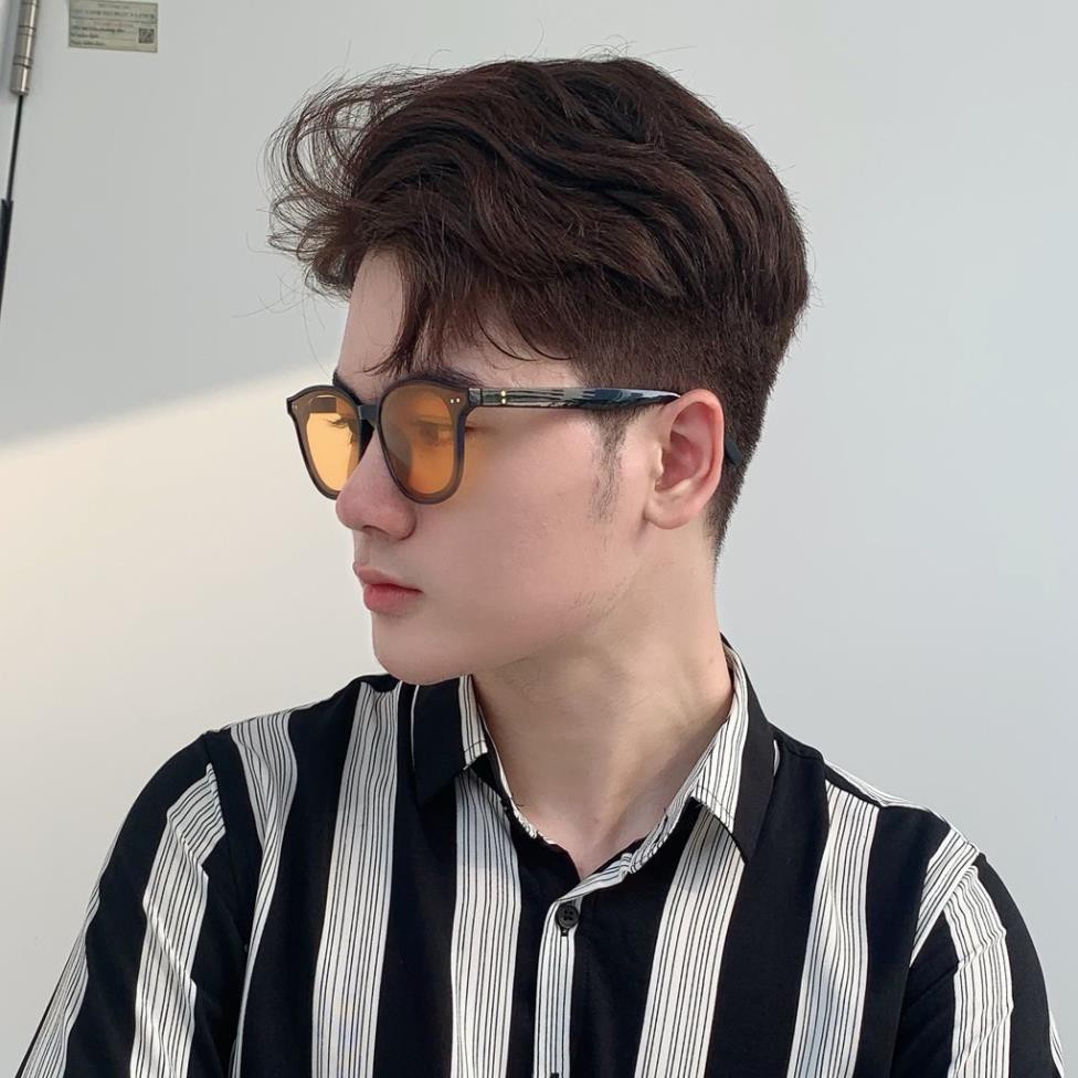 Kính râm nam nữ đen vàng, Mắt kính thời trang gọng đẹp chống uv400 - K350 shop996 | BigBuy360 - bigbuy360.vn