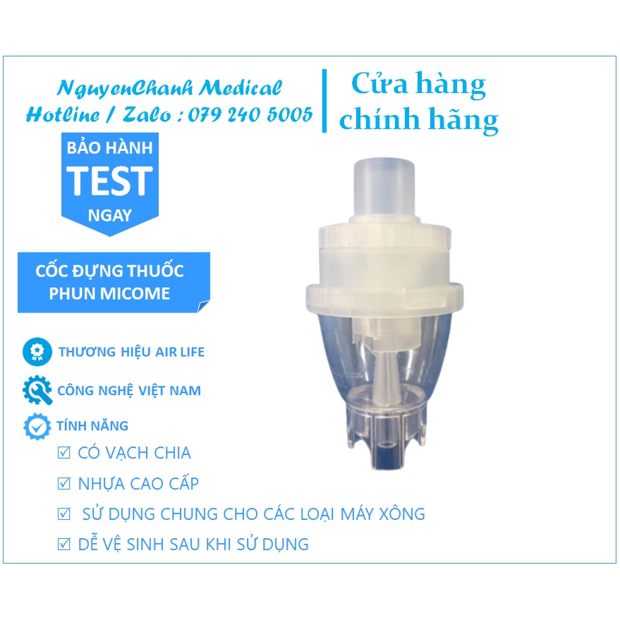 Bầu xông khí dung Điều Chỉnh Được Độ Phun | Cốc xông thuốc cho bé, Cốc xông khí dung, Bầu xông mũi họng
