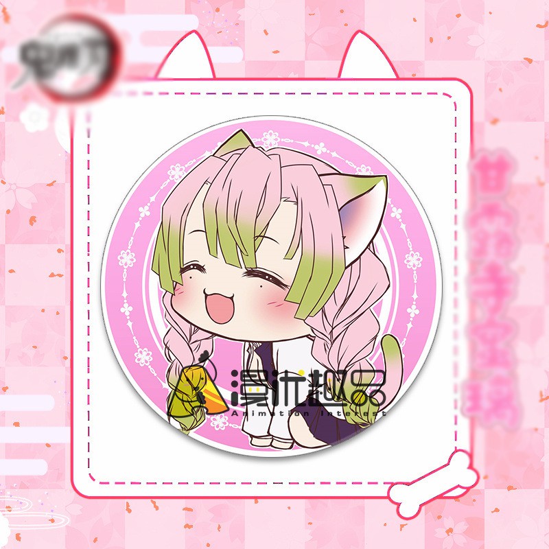 (CHÓ) Combo 14 huy hiệu cài áo IN HÌNH Kimetsu no yaiba Thanh gươm diệt quỷ anime chibi dễ thương xinh xắn