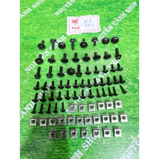 Bộ ốc dàn áo xe Exciter Sirius