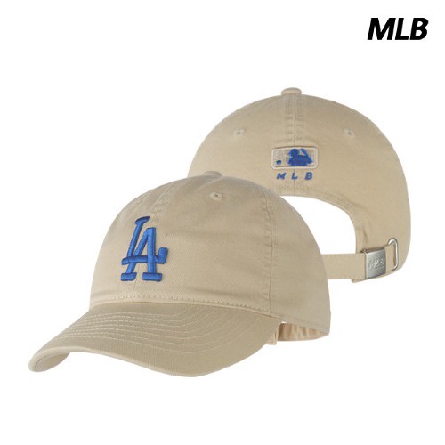 Mũ nón MLB basic lưỡi trai LA be big logo form mềm unisex nam nữ
