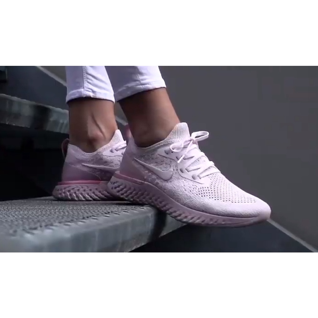 [full box] Giày Sneaker Epic React Flyknit Pearl Pink.-Giày Thể Thao