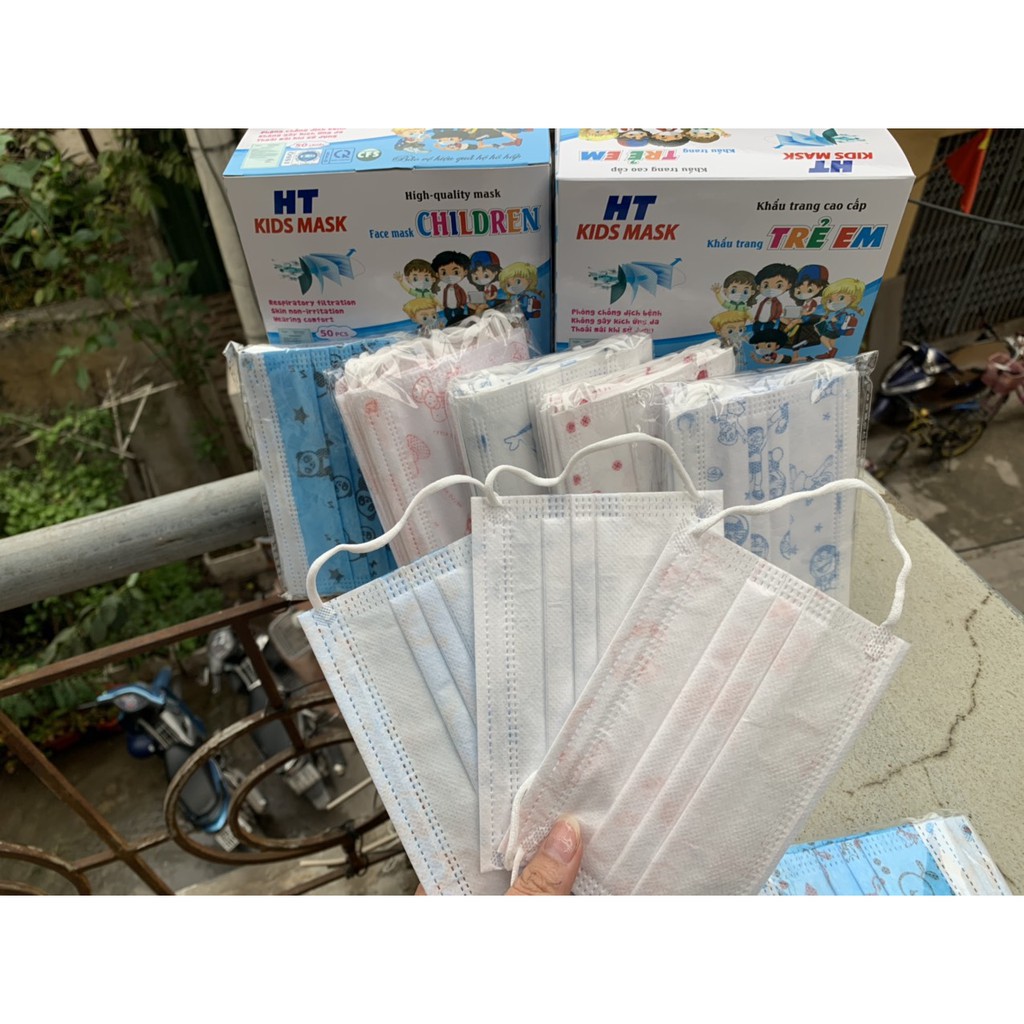 HỘP 50 Khẩu Trang Dành Cho Bé CÔNG TY KENKO