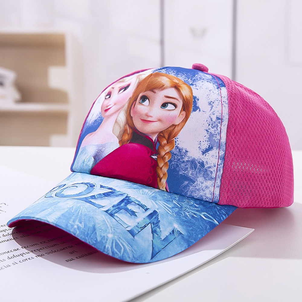 Mũ mùa hè hình mickey công chúa tuyết cho trẻ em