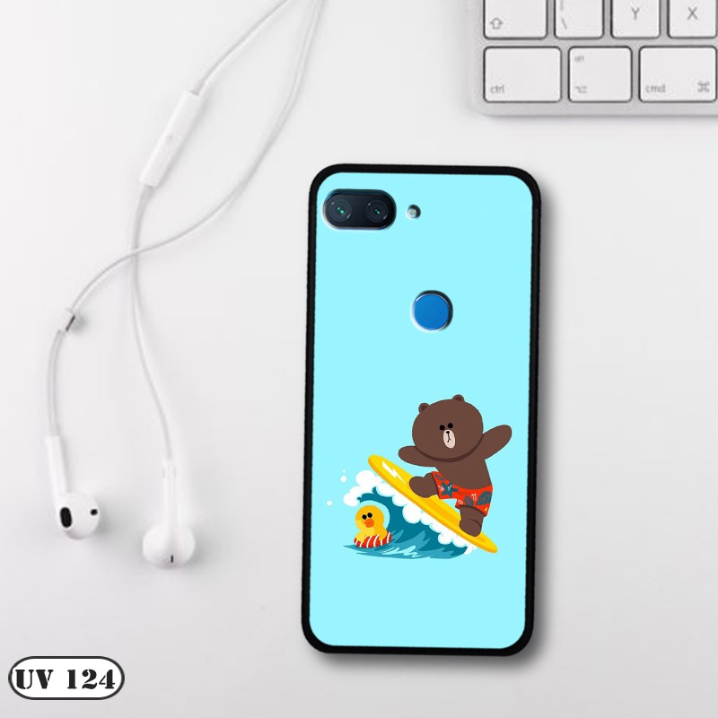 Ốp lưng điện thoại Xiaomi Mi 8 Lite - lưng nhám viền dẻo