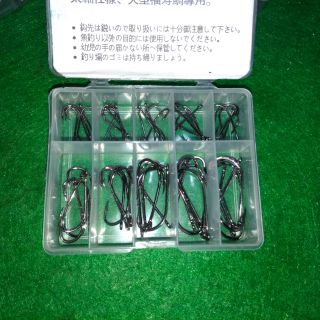 Bộ 50 lưỡi câu 10sile từ số 3 đến 12