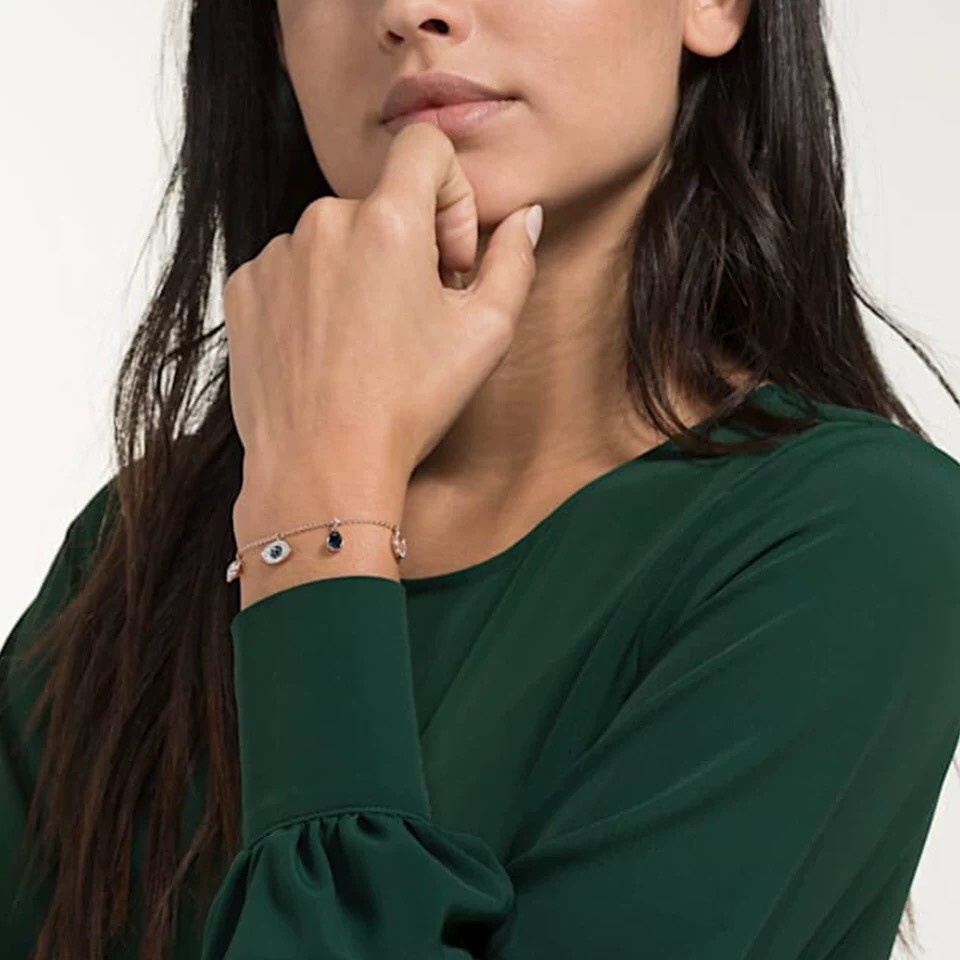 SWAROVSKI Vòng Tay Đính Đá Lấp Lánh Thời Trang Cho Nữ 5497668