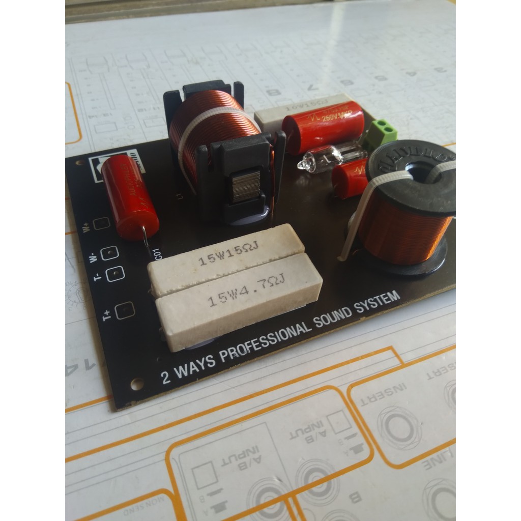 Mạch Phân Tần 1 Bass 1 Kèn Cho Loa Sân Khấu