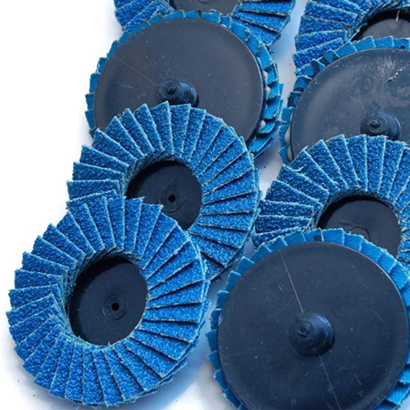 Set 31 Đĩa Đánh Bóng Mô Men Xoắn Đa Năng Đường Kính 2 Inch / 50mm Màu Xanh Dương