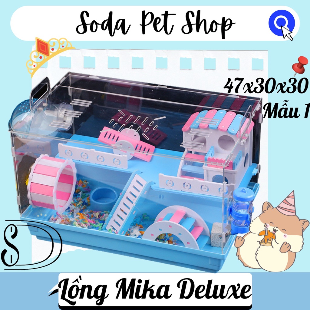 Lồng Mika Deluxe Cho Hamster