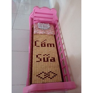Chiếu trúc đặt nôi cũi cho bé kt 60cm x90cm