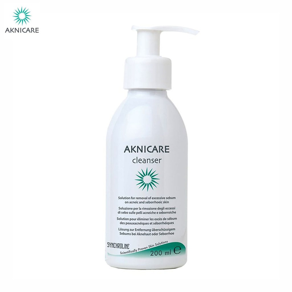 Aknicare Gel Rửa Mặt Cho Da Dầu Mụn Cleanser 200ml