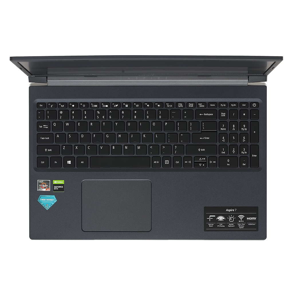 Laptop Acer Aspire 7 A715-42G-R4XX (R5-5500U | 8GB | 256GB | GeForce® GTX 1650 4GB | 15.6' FHD | Win 11)