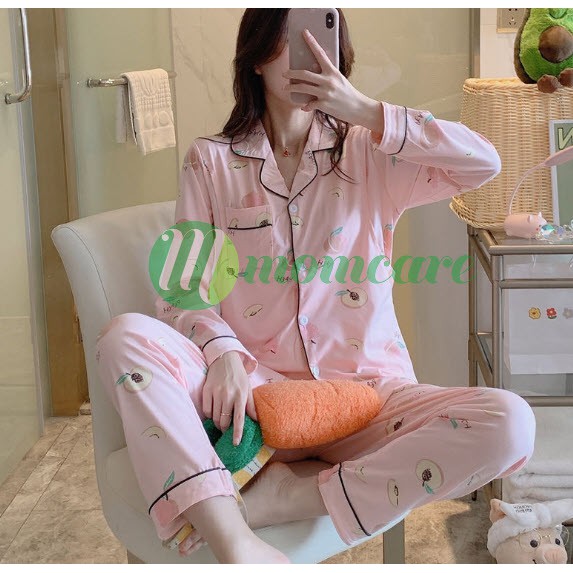 Pijama bầu sau sinh cho con bú ti ẢNH THẬT - Đồ bộ ngủ bầu đẹp mặc nhà - Quần áo thời trang mùa hè cho mẹ giá rẻ Bigsize