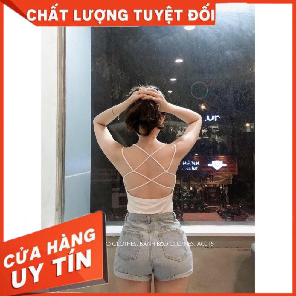 [SANG TRỌNG] -  Áo Thun 2 Dây Nhún Ngực Mẫu Mới Cực Đẹp