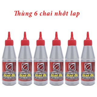 [Bán Sỉ] Thùng 6 chai nhớt hộp số xe tay ga (nhớt láp) BCP Thái Lan nhập khẩu MOTORCYCLE GEAR OIL - SAE 10W40 SG - 120 M