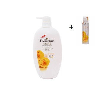 Sữa tắm nước hoa Enchanteur Charming 650g tặng Xịt khử mùi toàn thân Hương nước hoa 75ML