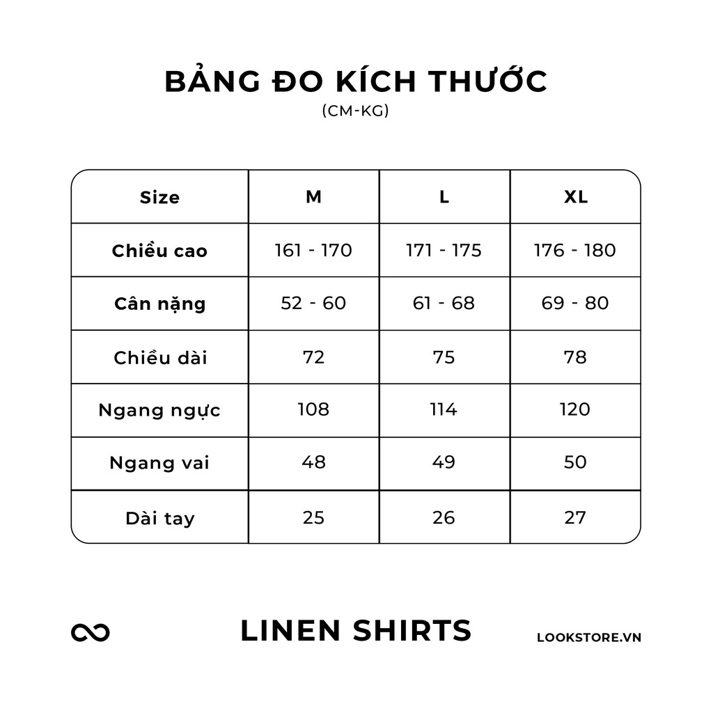 Áo sơ mi ngắn tay LOOK LINEN SHIRT | BigBuy360 - bigbuy360.vn