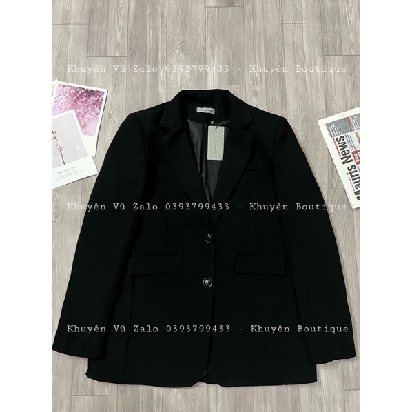 Áo Blazer MPB Form Rộng Qua Mông, 3 Màu Đen Và Trắng, Xanh (Ảnh Thật) | BigBuy360 - bigbuy360.vn