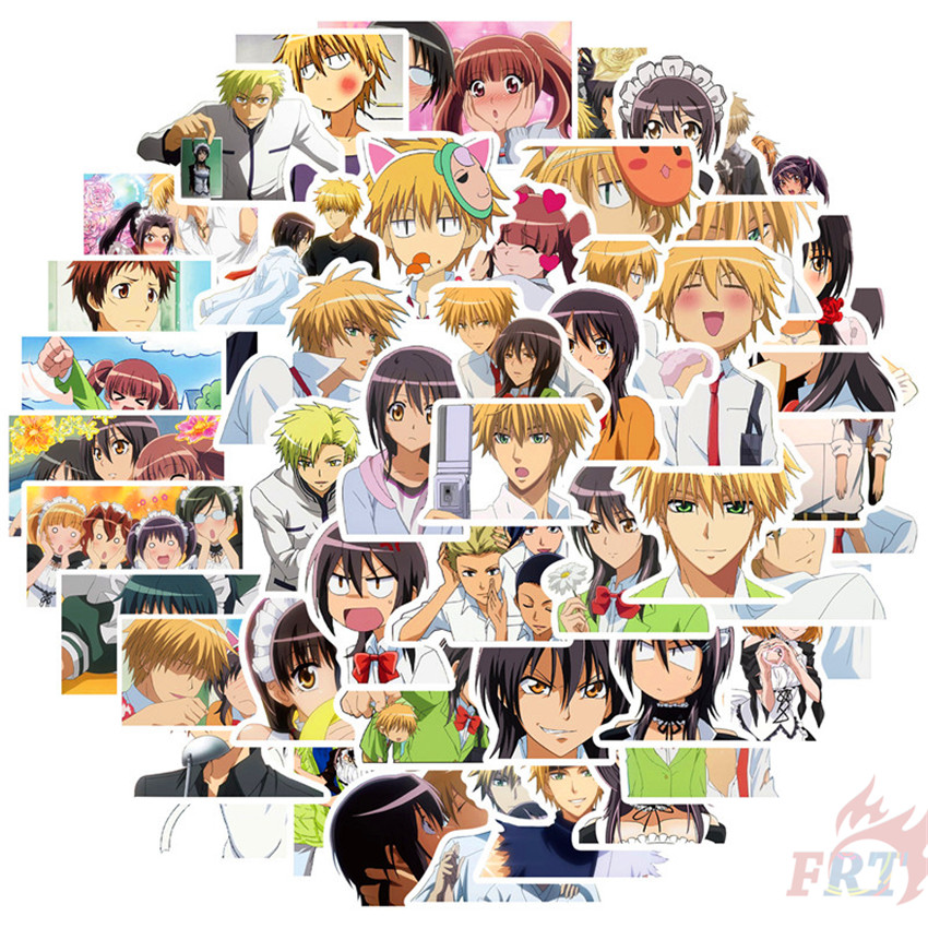 50Pcs/Set ❉ Kaichou Wa Maid-sama! Series 01 Stickers ❉ Anime Misa DIY Fashion Waterproof Mixed Doodle Decals Stickers