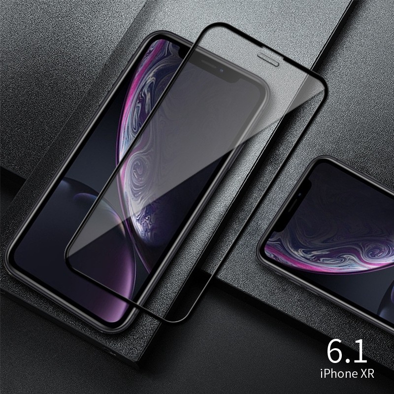 ✨ iPhone 11 Pro Max X Xs Max Xr 7 8 6 6s Plus 5 5sTempered Glass Full Cover Screen Protector Flim 9D Kính Cường Lực Bảo Vệ Màn Hình Toàn Diện