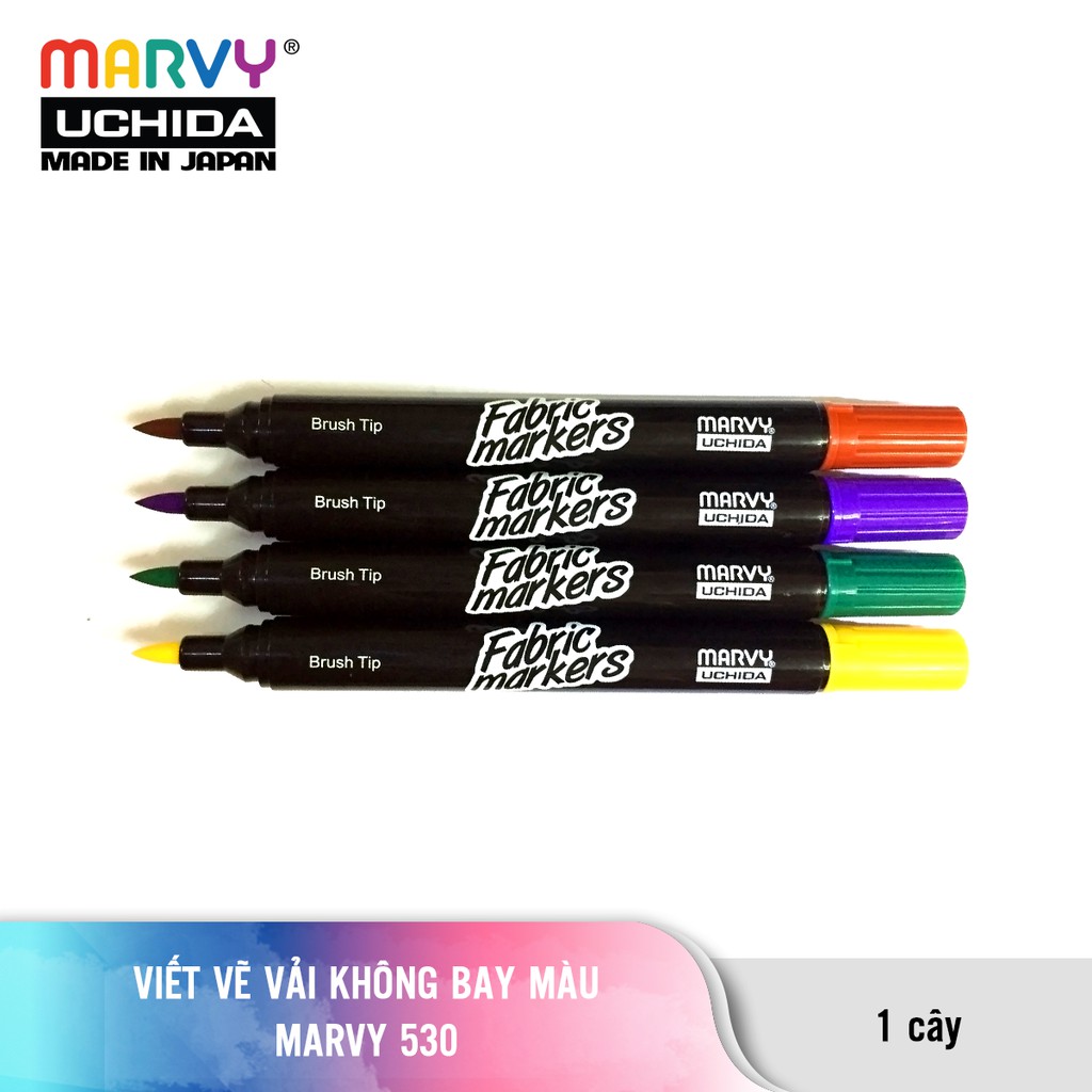 Bút Vẽ Vải Không Bay Màu Marvy Uchida 530 Ngòi Cọ | Shopee Việt Nam