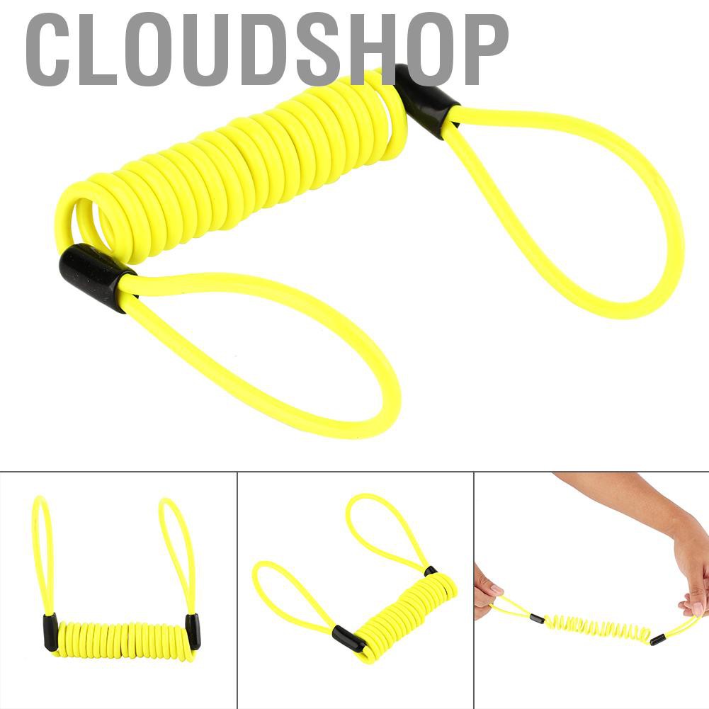 Dây Cáp Khóa Đĩa Xe Máy / Xe Đạp Atv 35mm Màu Vàng | BigBuy360 - bigbuy360.vn