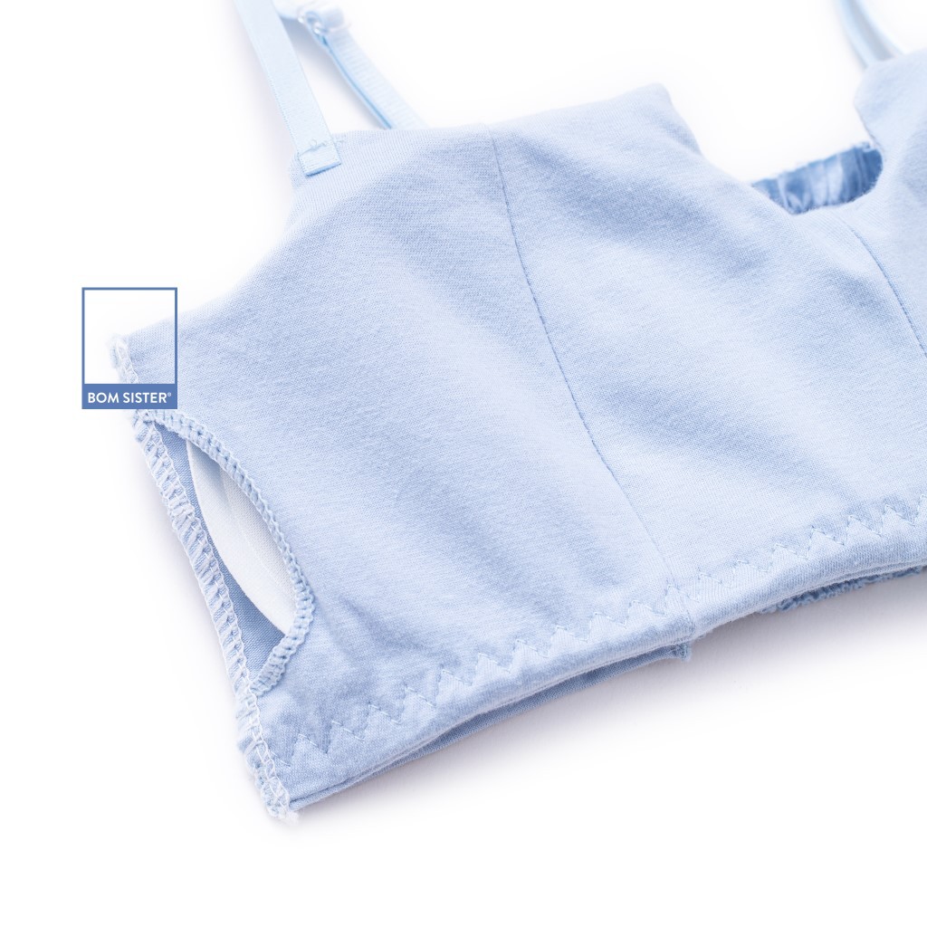 [Mã FARSBRBOM1 giảm 10% đơn 99K] Áo lót mút mỏng cúp ngang không gọng lưng thun nâng ngực BOM SISTER BR669 | BigBuy360 - bigbuy360.vn