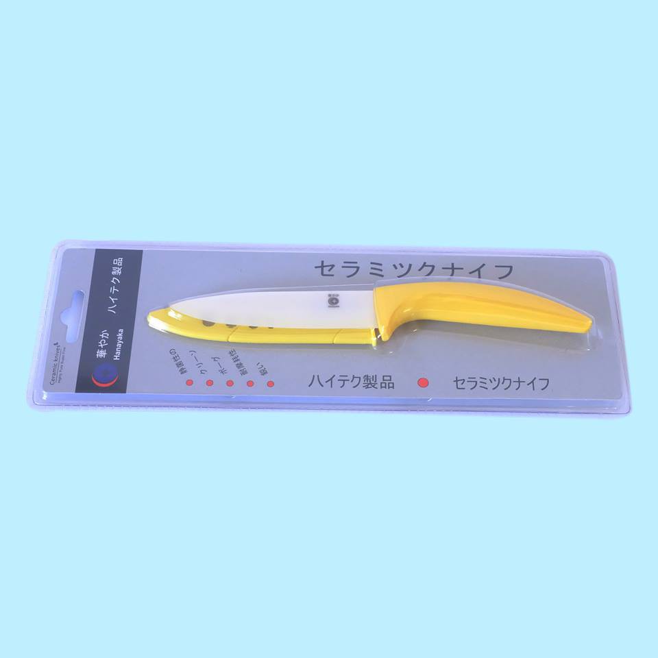 Dao gốm Hanayaka 4 inch ( nhật nội địa ) KT 21*3cm