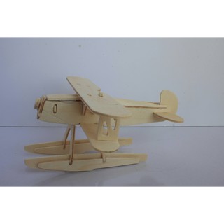 Mô Hình Đồ Chơi Lắp Ráp Gỗ 3D Thủy Phi Cơ [Chưa lắp]