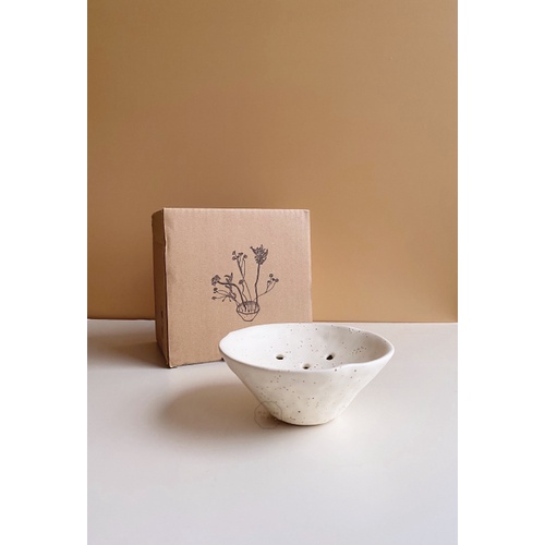 Chén Ikebana Maison Meng SUN CI001K - Màu Kem