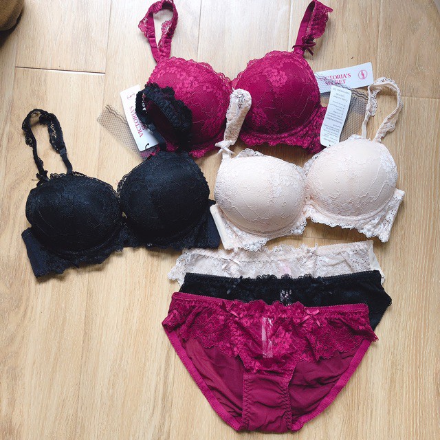 Bộ đồ lót Vic ren leo có gọng đệm nâng ngực B017 | BigBuy360 - bigbuy360.vn