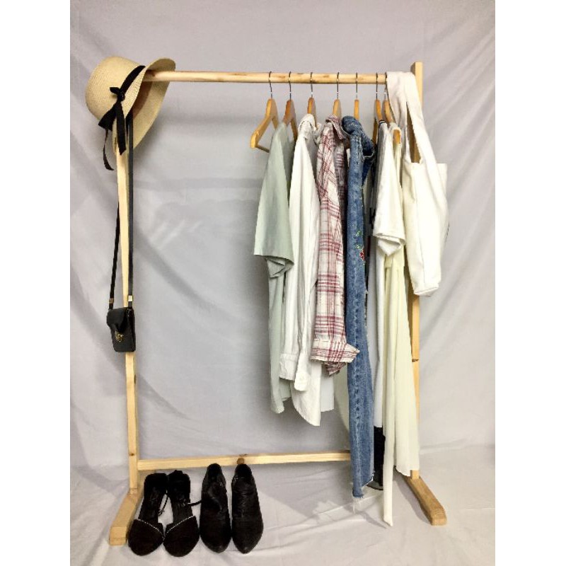 GIÁ TREO QUẦN ÁO THANH ĐƠN - PHONG CÁCH HÀN QUỐC - KOREAN STYLE - GIÁ TREO QUẦN ÁO GỖ