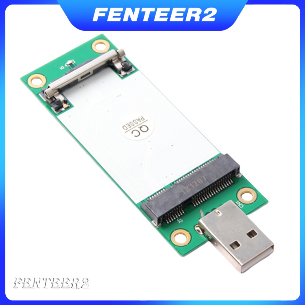 (Fenteer2 3c) Mini Pci-E Wwan Sang Usb Adapter & Sim Cho Full-Heght 3g / 4g