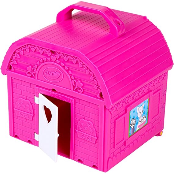 Đồ chơi trang trí tô tượng thú cưng cho bé yêu Crayola Scribble Scrubbie Pets, Backyard Playset, Color & Wash Creative